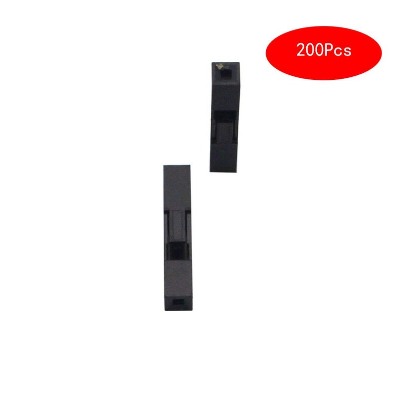 Raogoodcx 200pcs 2.54mm 1x1p Dupont Connector Housing Female for Dupont Cable and Jumper Wire - Image 2